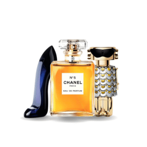 Combo aus 3 Damenparfums – Good Girl von Carolina Herrera, Nº5 von Chanel und Fame von Paco Rabanne (je 100ml)